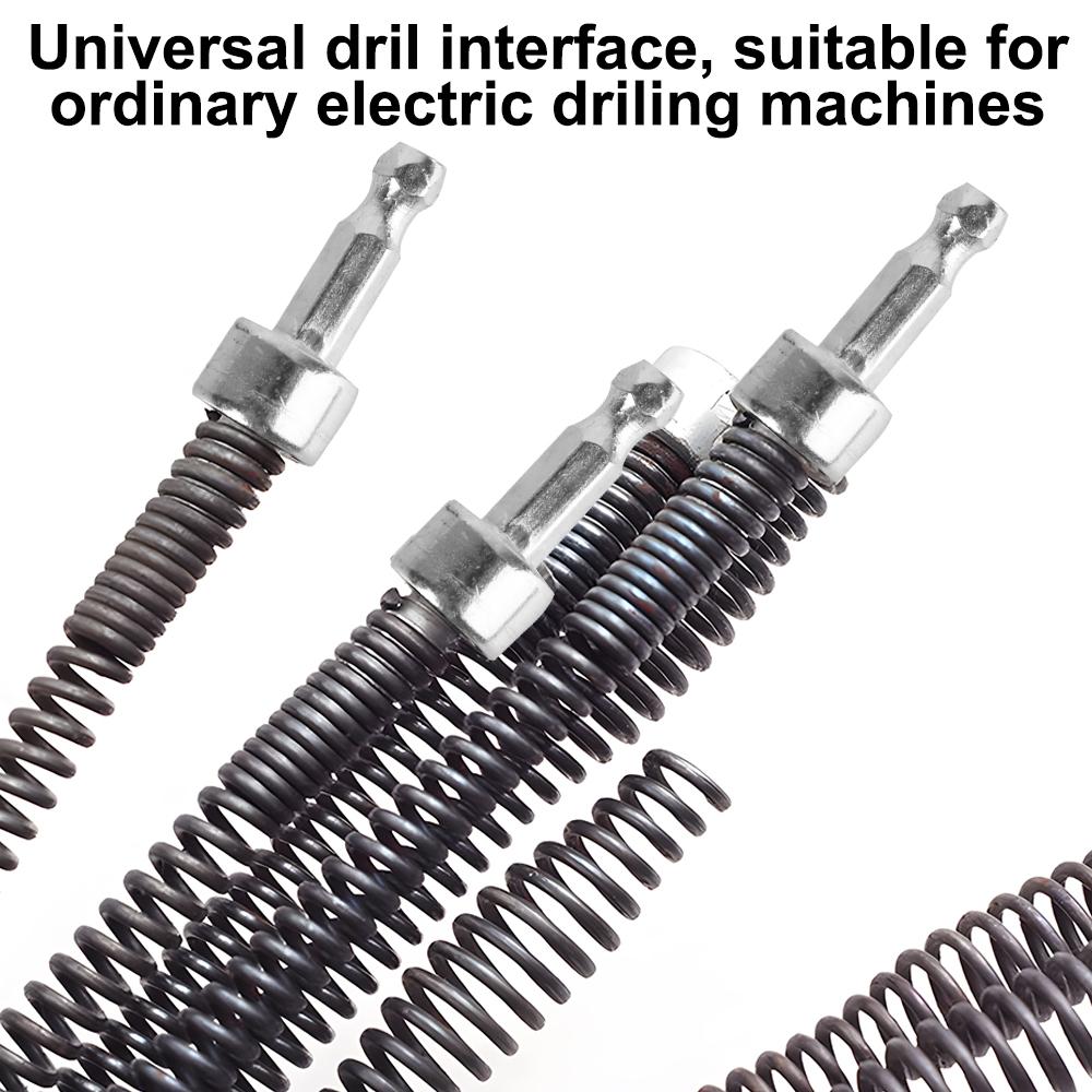 Drain Cleaner 3M Pipe Dredging Tool Spring Pipe Sewer Pipe Unblocker Sinks Basin Pipeline Clogged Remover Tools