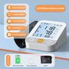Электронный сфигмоманометр медицинского класса высокой точности трехцветный дизайн с подсветкой голосовое оповещение бытовой плечевой тонометр