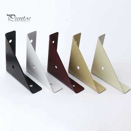 5Pcs Corner Brace Brackets Rustproof Corrosion Resistant Simple Installation 90-Degree Triangle Gusset Corner Brace Fasteners