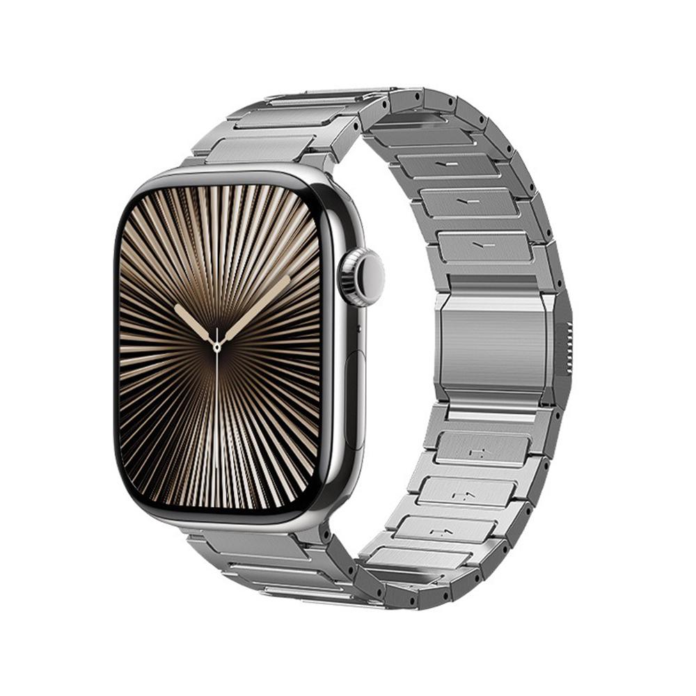 Магнитный титановый ремешок для Apple Watch Ultra 2/1 49 мм 10 46 мм 9 8 7 45 мм Роскошный мужской ремешок Браслет Для Iwatch SE 6 5 44 мм Ремешок