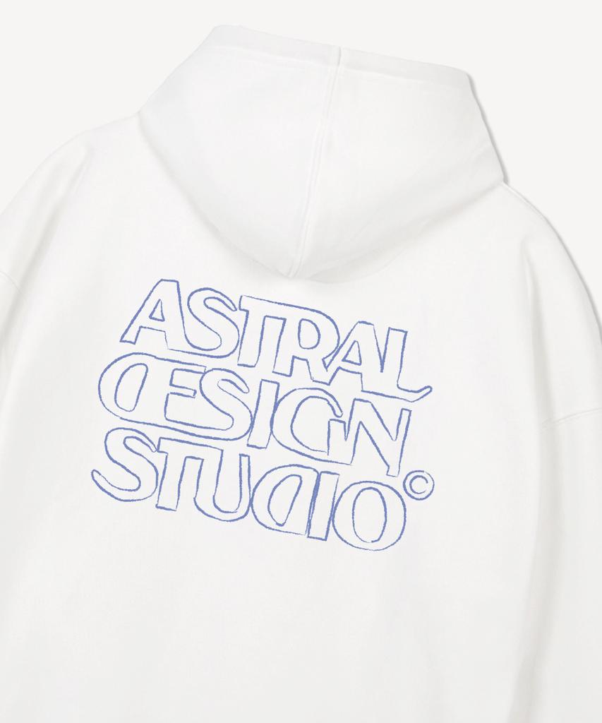 Худи с широкими плечами Astral Design Studio 2_Белый