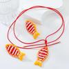 Beach Fish Necklaces Korean Style Bohemian Drop Earrings Aesthetic Ear Jewelry  Girls Gift