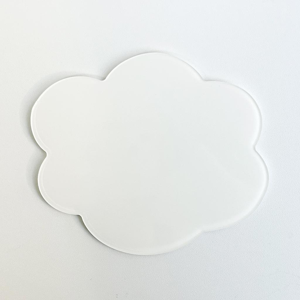 1/3PCS Cloud Coasters Acrylic Set Heat Insulation and Non Slip Waterproof Cup Mats Table Protector Kitchen Items Drinkware Decor