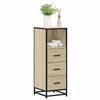 VidaXL Bathroom Cabinet Sonoma Oak 35x37.5x100 Cm, Bathroom Storage Cabinet, Bathroom Cupboard 849250