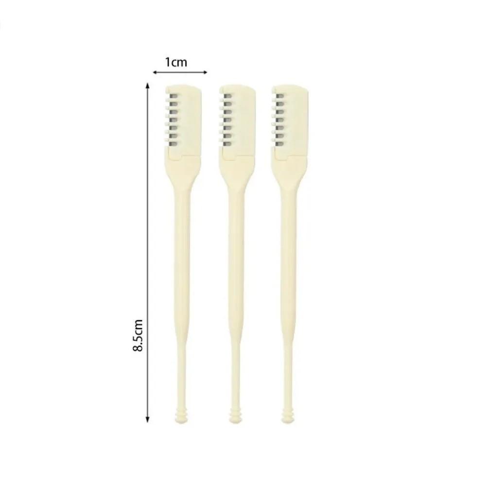 5 шт./10 шт. Двусторонние триммеры для волос в носу Чистящие средства для триммера волос в носу Портативные ушные ложки Скребки для волос Бритва Триммер для волос в носу