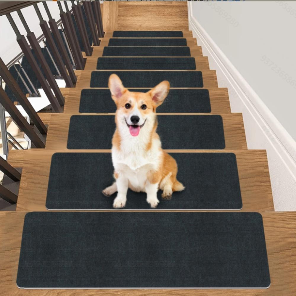Self-adhesive Stair Tread Carpet Mat 76X20cm Door Mat New Protection Cover Pads Home Decor
