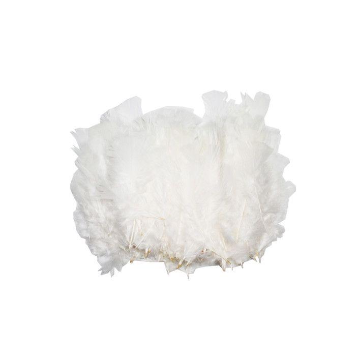 Turkey Feathers 12/18 Cm 25g White