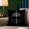 Film LLord of RRings Pillow Case Plush Fabric Soft Pillowcase Double Sided Print Sofa Cushion Cover Throw