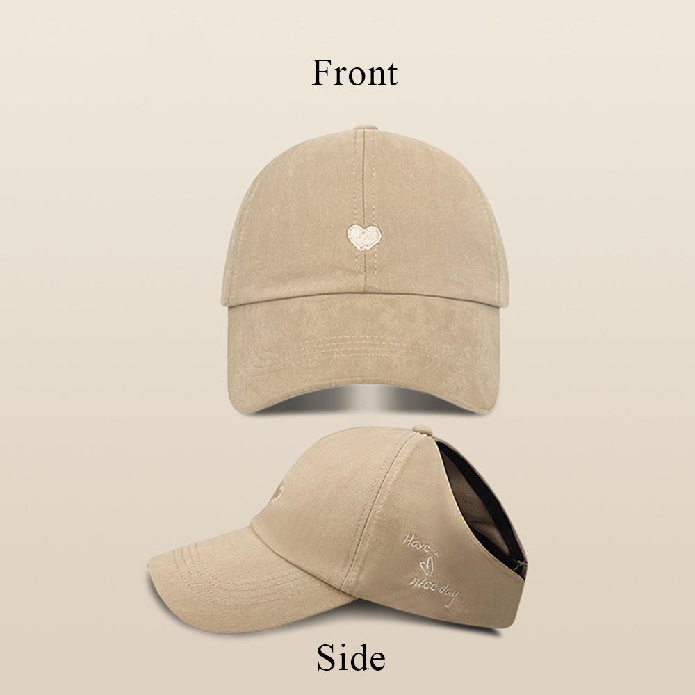 Summer Kids Baseball Caps Girls Hollow Top High Ponytail Caps UV Protection Sun Hat Children Peaked Cap Adjustable Visor Cap