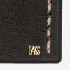 Daks Dark Brown Diagonal Check Wallet Dbwa2e914