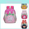 Trendy Nylon Cartoon Backpack For Kids Unisex Adorable Kindergarten Shoulder Bag