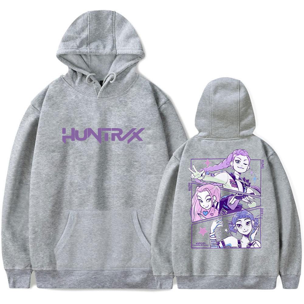 Unisex Hoodies & Sweatshirts New KPop Demon Hunters Printed Adults Hooded Sweatshirt