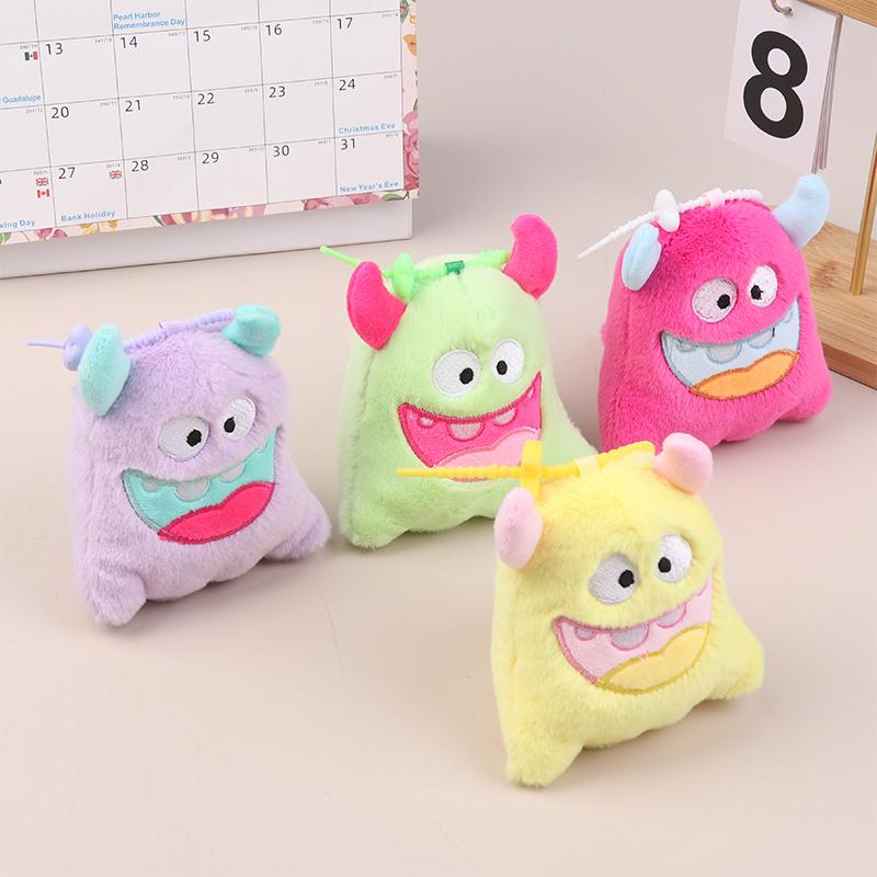 Kawaii мультфильм монстр плюшевый брелок милый плюшевый кукольный брелок рюкзак кулон сумка ключ подвесной декор пара праздничный подарок