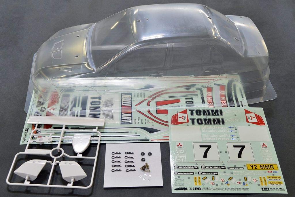 Tamiya Радиоуправляемые ЗАПЧАСТИ SP-927 Lancer Evo.VII WRC Запасной кузов