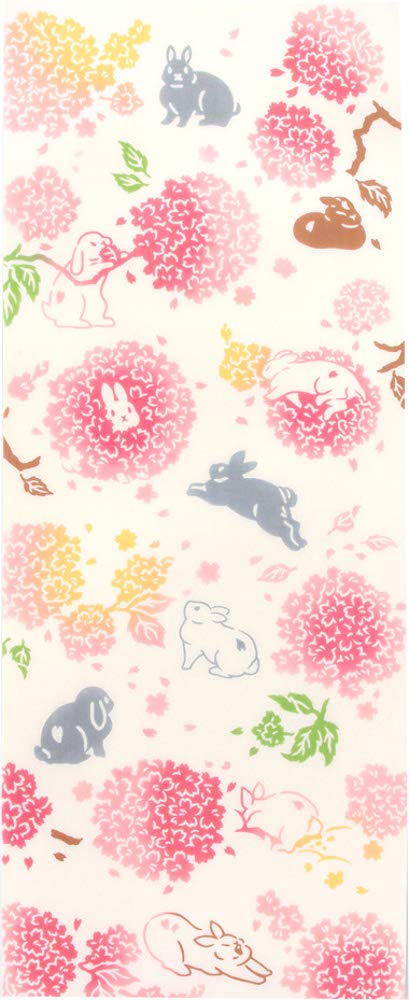 Kenema Tenugui Sakura Cherry Blossom Ball and Rabbit