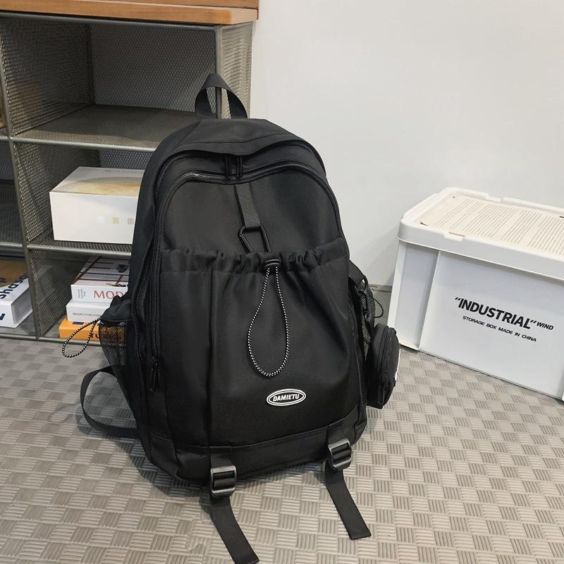 Рюкзак простой и модный для студента колледжа, ученика средней школы, школьный рюкзак женский, нейлоновый, большой вместимости, для отдыха и путешествий, мужской