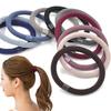 LNRRABC 10Pcs/Pack Women Rubber Bands Durable Elastic Cotton Overstriking Adjustable Hair Rope
