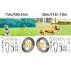 Anti Rust Outdoor Dog Tie Out Cable 15/30M Dog Tie Out Trolley Wire Rope  Outdoor Yard