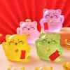 Cute Luminous Lucky Cats Micro Landscape Ornaments For Home Decorations Decor For Room Desktop Accessories Gifts