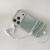 Корейский Ins градиентный чехол для телефона matcha green для iPhone 17 16e 16 15 14 13 12 11 Air Pro Max X XR XSMAX 8 Plus Роскошная мягкая крышка