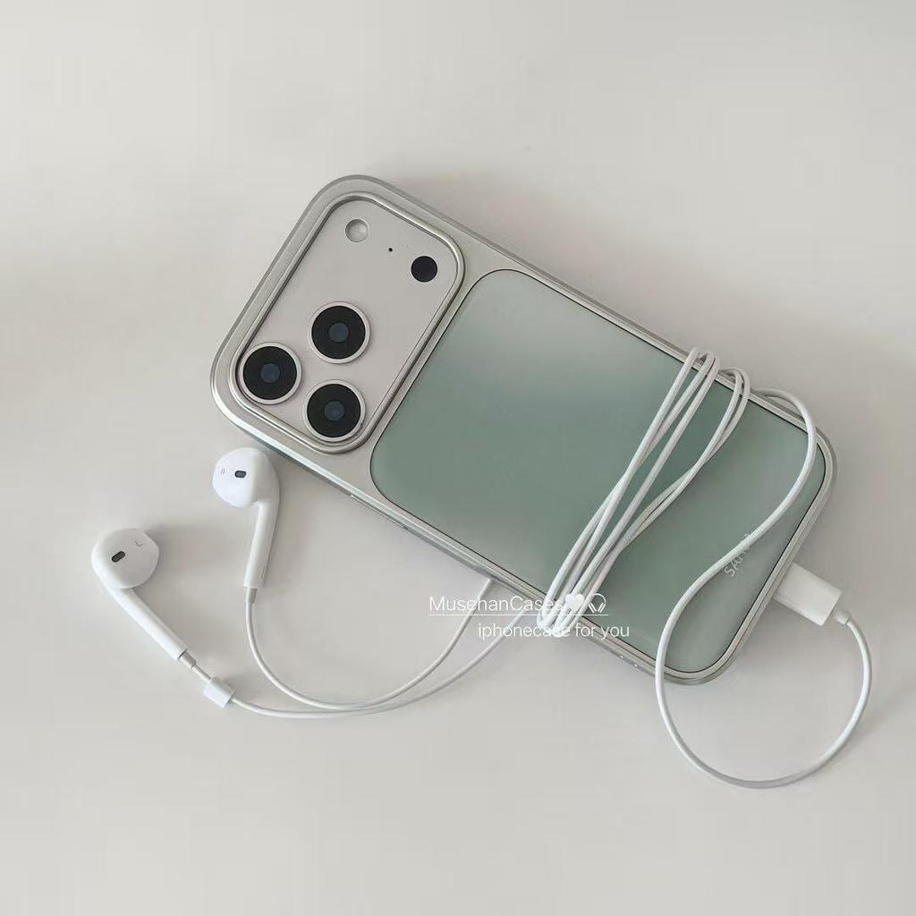 Корейский Ins градиентный чехол для телефона matcha green для iPhone 17 16e 16 15 14 13 12 11 Air Pro Max X XR XSMAX 8 Plus Роскошная мягкая крышка