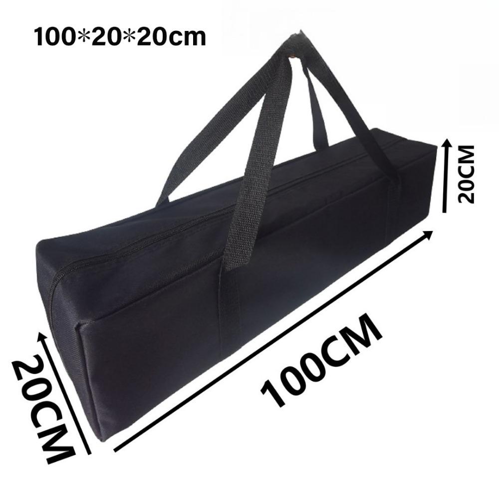Black Storage Bag Large Travel Picnic Handbag High Quality Canvas Canopy Pole Bag  Outdoor Supplies