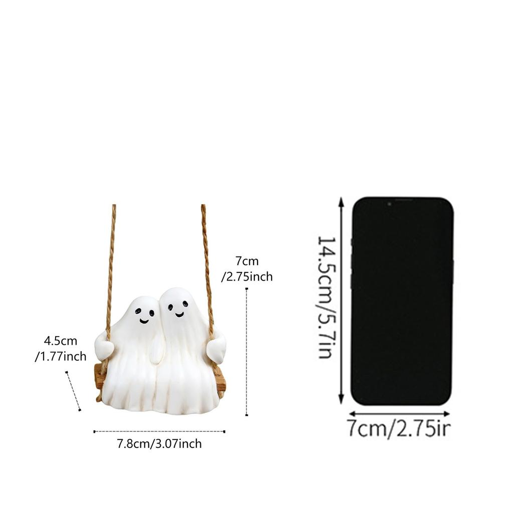 Пара Качели Уличный Двор Дом Хэллоуин Атмосфера Украшение Подвеска