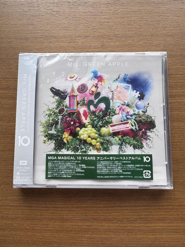 [USED] Mrs. GREEN APPLE 10th Anniversary Best Album + Bonus Tumbler