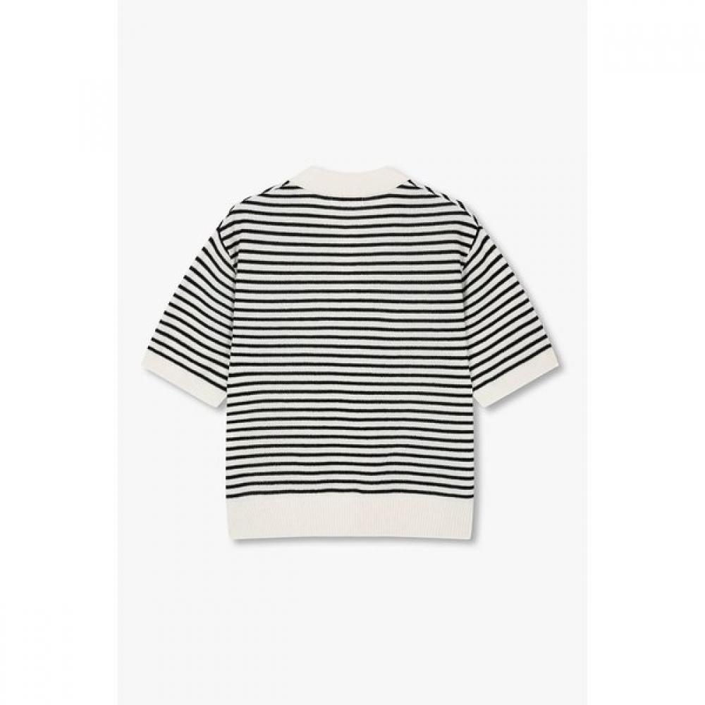 Studio Tomboy Striped Collar Pullover 9176352971