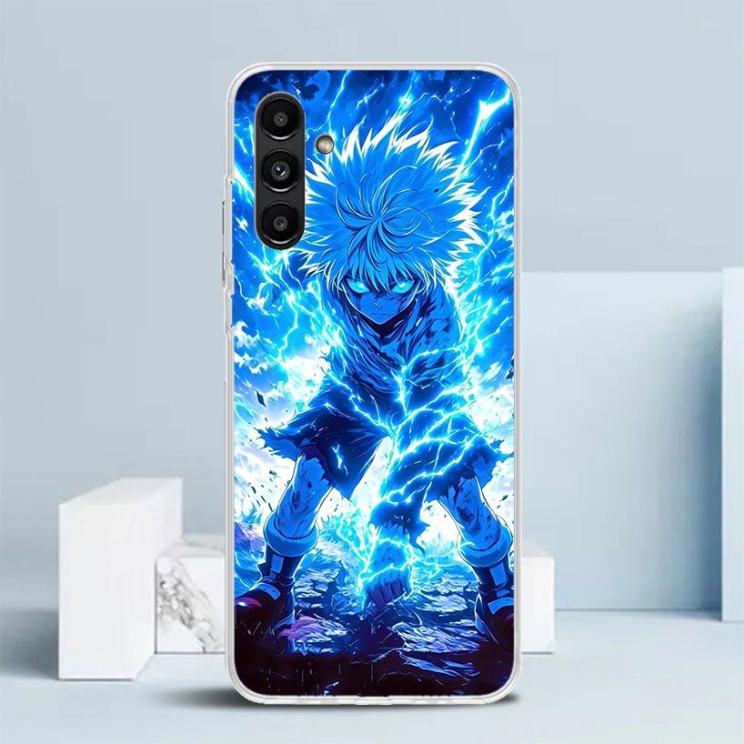 Чехол-обложка Huner X-Hunters Killua для Samsung Galaxy A17 A37 A57 A16 A26 A36 A56 A15 A14 A55 Чехол для телефона A13 A53 A25 A35 A24 A34 A23 A