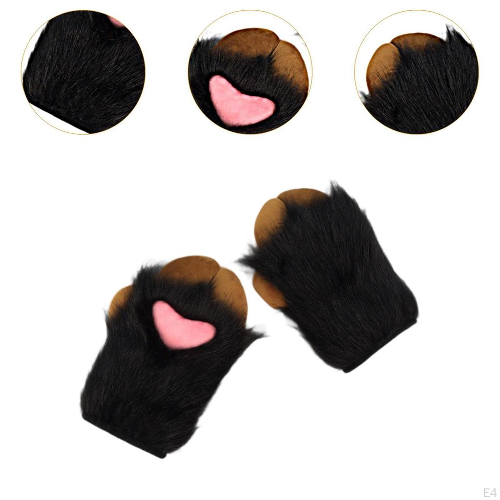 Перчатки-когти Лапы животных для клубного фестиваля Хэллоуин Ролевая игра Вечеринка