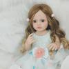 55 см Красивая мягкая игрушка-реборн Реалистичная мини-кукла-реборн с волосами для девочки-малышки Подарок на день рождения для детей