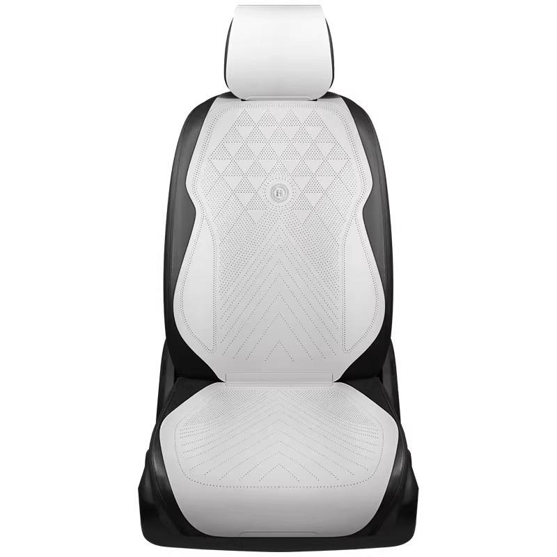 Универсальный замшевый комплект подушек для автомобильного сиденья - Всесезонный, Трехкомпонентный, Готовый к лету, Тонкая подушка с поясничной поддержкой.