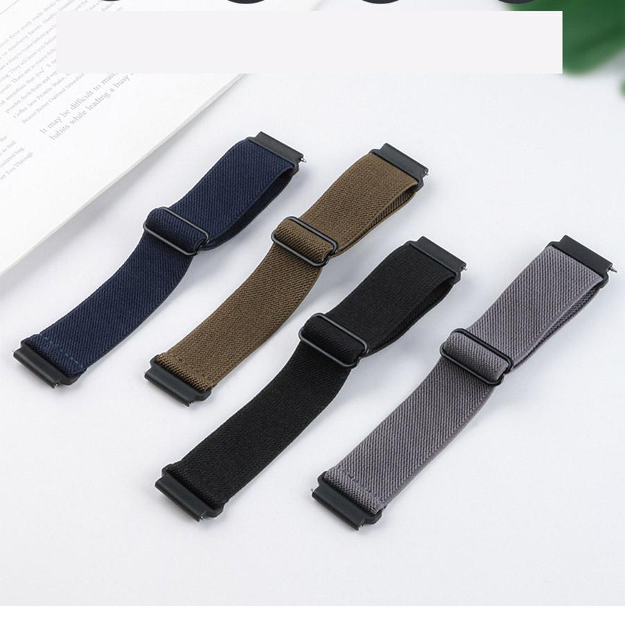 20 22mm Nylon Strap for Garmin Vivoactive 4 3 5 Band Watch Venu/SQ/2 Plus Elastic Wristband Forerunner 645 245 265 255 Bracelet