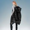 Tanboer Women's Shiny Mid-Length Goose Down Puffer Jacket