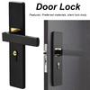 Silent Mechanical Door Lock with Keys for Anti-theft Security Ideal for Bedroom and Bathroom Interior Wood Doors