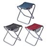 Outdoor Portable Folding Stool, Collapsible Slacker Chair Seat Lightweight Fold Stool with Carry Bag for Fishing Camping