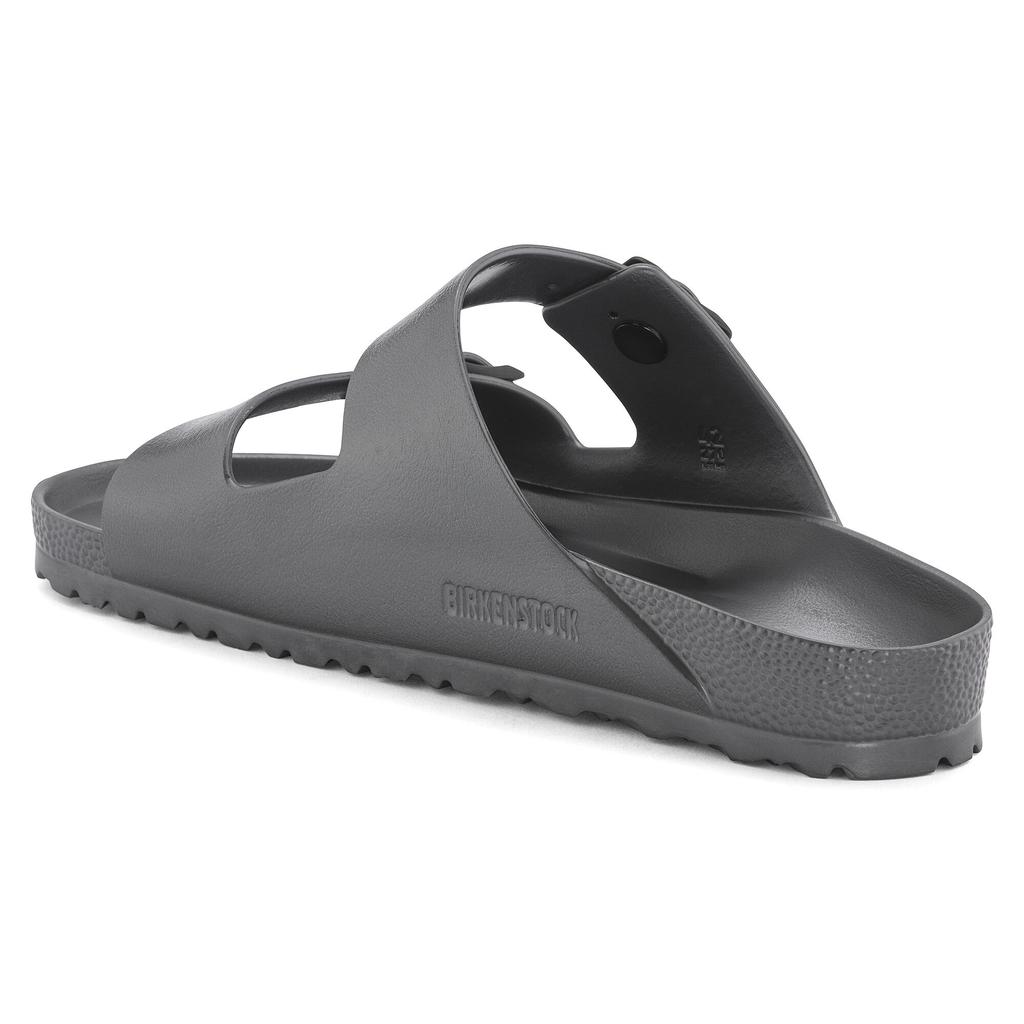 Klapki damskie Birkenstock Arizona Essentials EVA Narrow Anthracite na wąską stopę piankowe czarne (1001498)