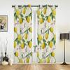 Акварельные лимоны фрукты белые желтые шторы для спальни гостиной портьеры кухня детская комната оконная штора современный домашний декор
