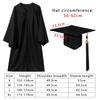 Congrats Grad Graduation Gown Set Bling Removable Tassel 2023 Happy Graduation Mortarboard Hat