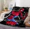 Custom Name Spider-Man Pose Flannel Blanket Throw Blanket Soft Warm Sofa Bed Decor Unique Gift