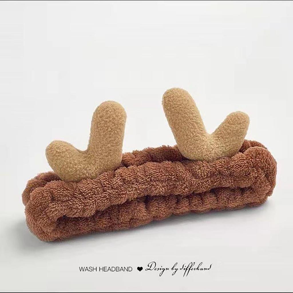 Женская повязка на голову для мытья лица, повязка на голову, симпатичные ушки, галстук-бабочка, повязка для волос с эффектом мытья и макияжа