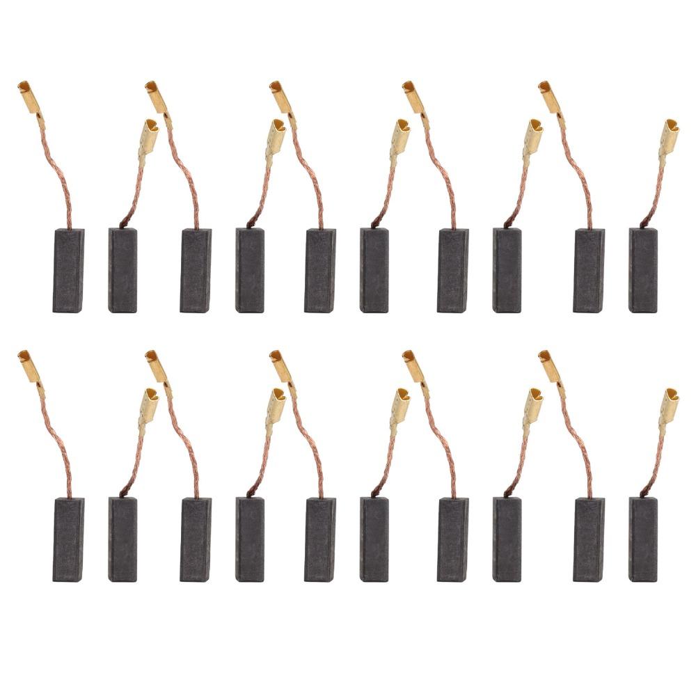 20pcs Replacement Kit Motor Carbon Brush 5x8x15mm Copper Carbon Motor Brush Grinder Machine