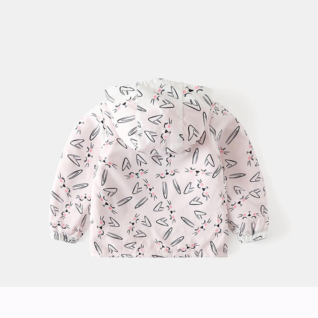 Детские пальто для девочек и мальчиков, ветровка, куртка с капюшоном, детское флисовое водонепроницаемое теплое пальто с милым принтом, верхняя одежда