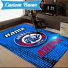 Custom Name AREMA Crest Design Rug Game Carpet, Floor Mat for Bedroom Living Room Entryway Rug, Home Decor Idea Gift for Christmas birthday