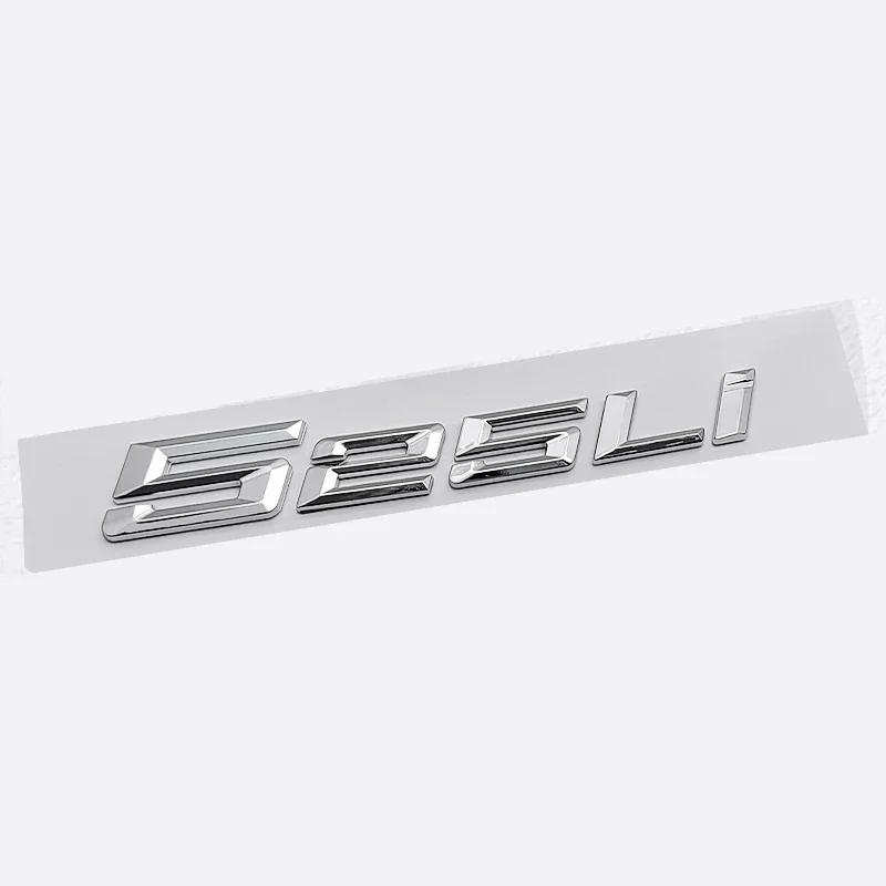 ABS Auto Sticker Letters Decal for BMW 525i 525Li 520d 530i 530Li 530e Logo Embleem Badge