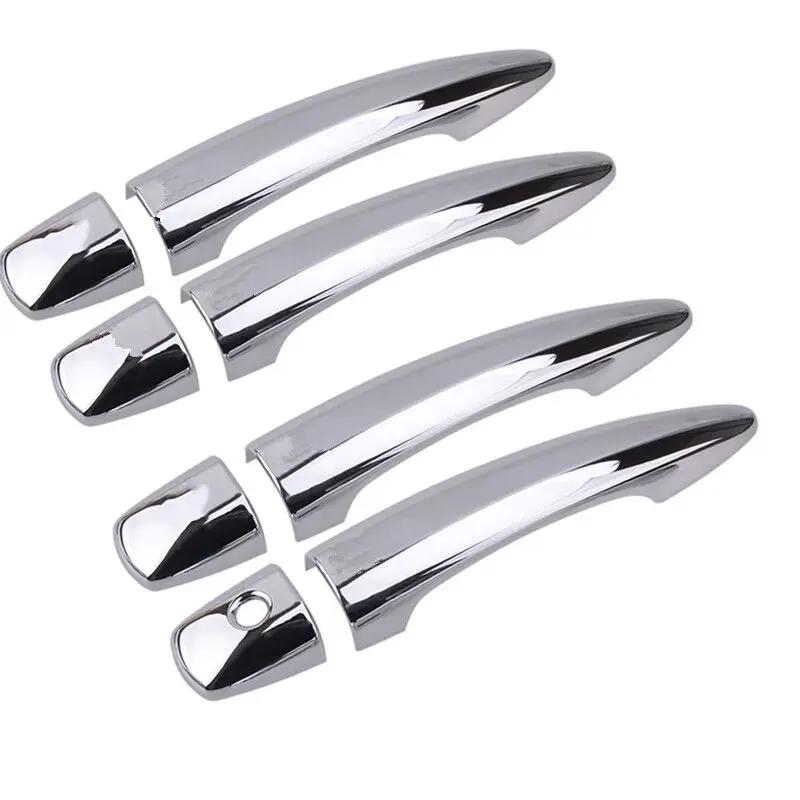 Cars Accessories Door Handle Cover For Nissan Altima - Carbon Fiber Silver Car Decoration Styling Upgrade Modify A Car