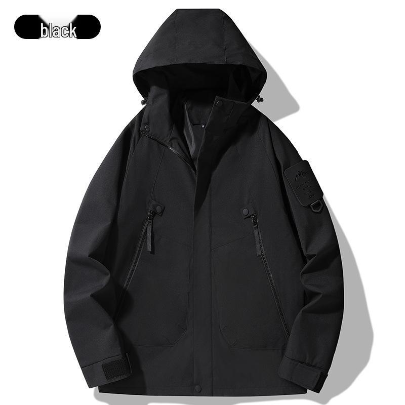 Унисекс 3-в-1 Ветрозащитная Водонепроницаемая Куртка для Хайкинга со Съемной Подкладкой для Осени/Зимы