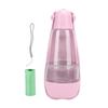 Dog Water Bottle Portable Travel Drinking Cup with Poop Collection Shovel Storage Bag