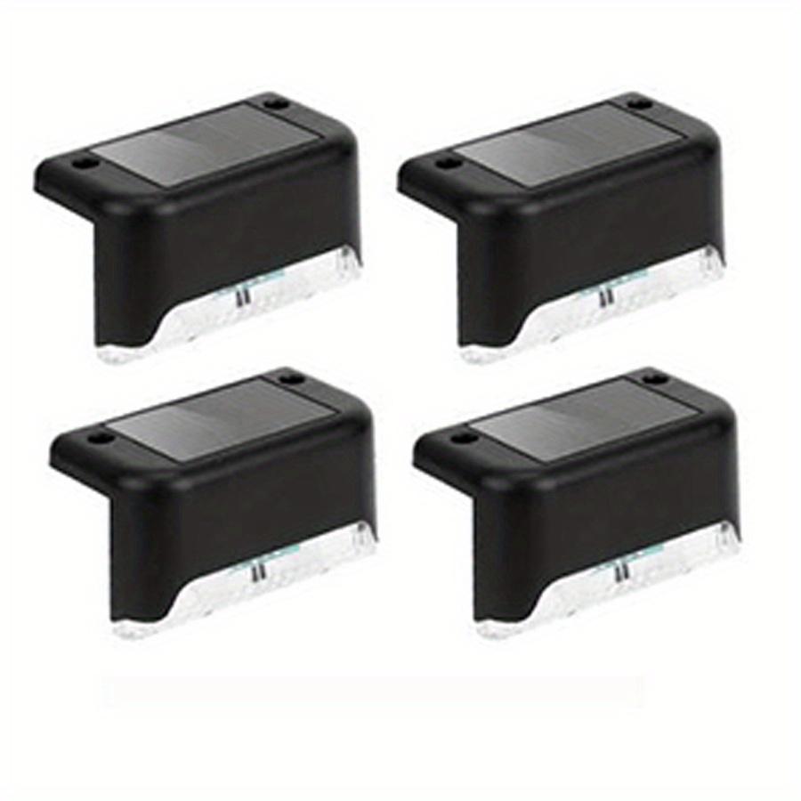 4 Solar Outdoor Deck Lights,Outdoor LED Decorative Lights,Garden Walk Lights,Outdoor Fence Lights,Outdoor Stairs, Steps